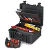 Knipex Aluminium and ABS Robust34 Electric Tool Case 34 L Volume, Shockproof, Dustproof, Watertight 00 21 36