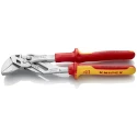 Knipex Plier Wrench 250mm Overall Smooth Jaw, 1000V VDE Approved, 52mm Jaw Opening 86 06 250