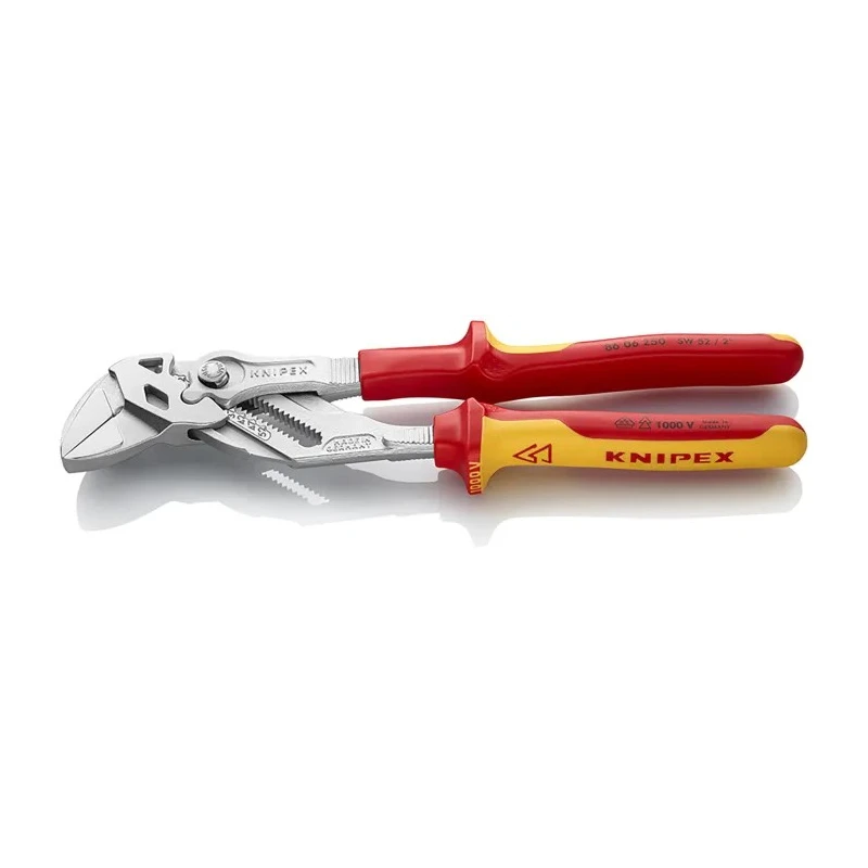 Knipex Plier Wrench 250mm Overall Smooth Jaw, 1000V VDE Approved, 52mm Jaw Opening 86 06 250