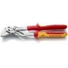 Knipex Plier Wrench 250mm Overall Smooth Jaw, 1000V VDE Approved, 52mm Jaw Opening 86 06 250