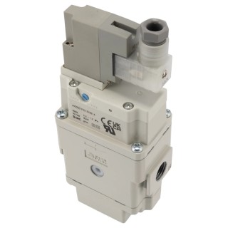 SMC Pneumatic Solenoid Start-Up Valve G AV Series 1/4 in Threaded Port, 24V dc, 0.35W, 2433 L/min Flow AV2000-F02-5YZB-A