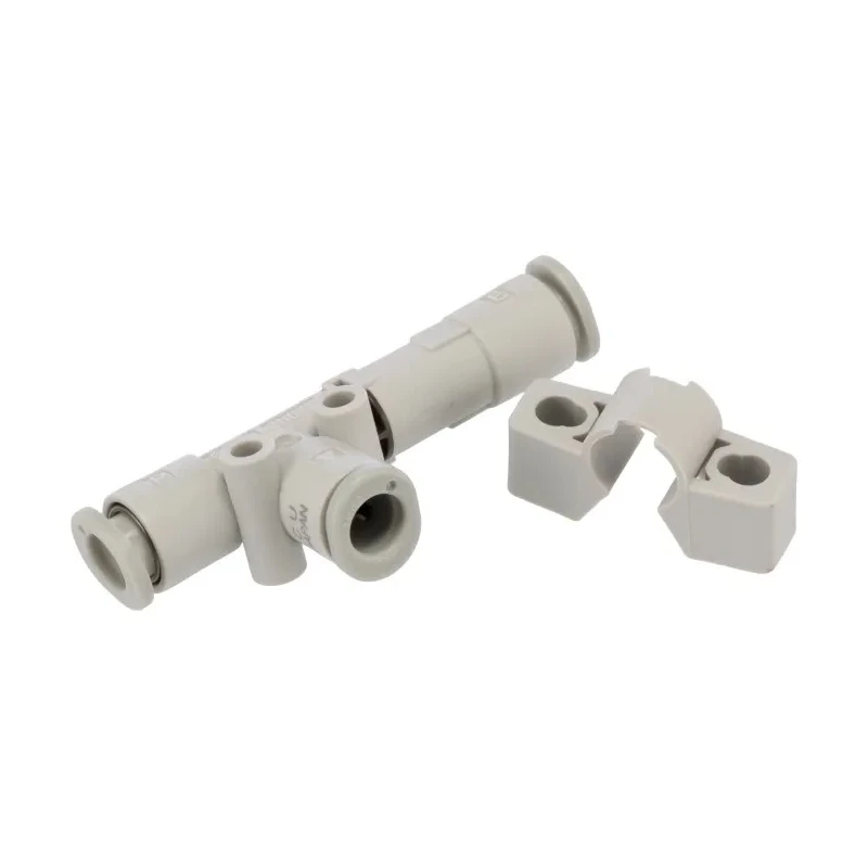 SMC Vacuum Generator for Use with Polyurethane, PFA, FEP, Nylon, Soft Nylon Tubing ZH07DSA-06-06-06