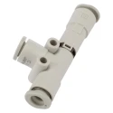 SMC Vacuum Generator for Use with Polyurethane, PFA, FEP, Nylon, Soft Nylon Tubing ZH07DSA-06-06-06