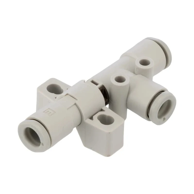 SMC Vacuum Generator for Use with Polyurethane, PFA, FEP, Nylon, Soft Nylon Tubing ZH07DSA-06-06-06