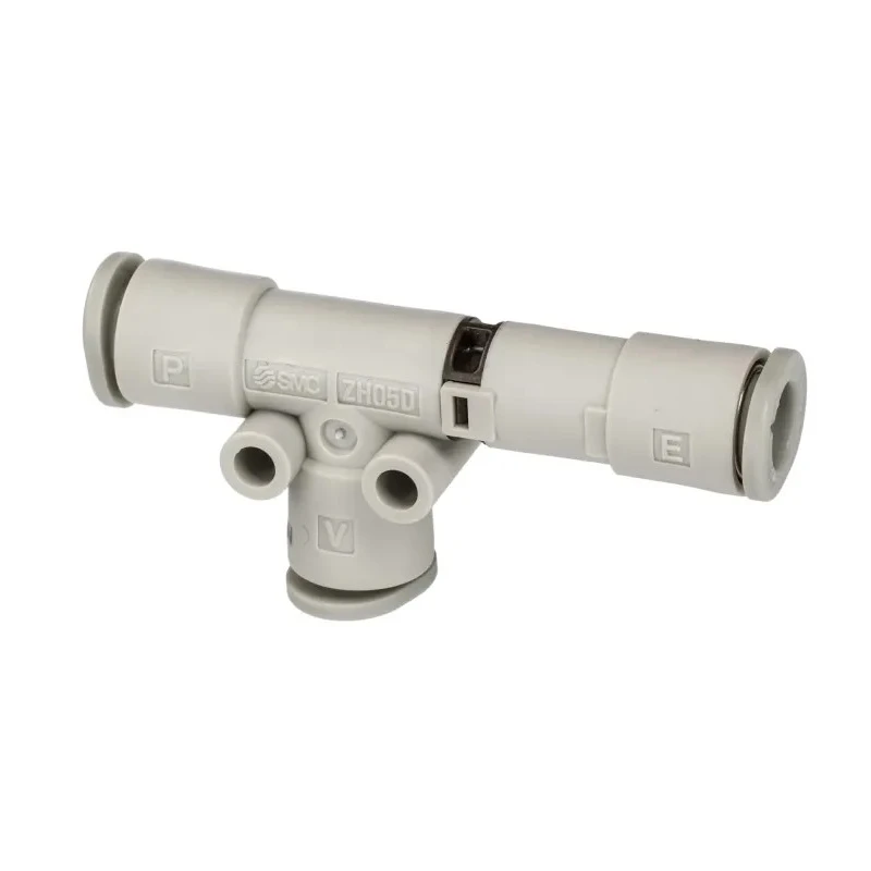 SMC Vacuum Generator for Use With ZH05DA, ZH15DA, Soft Nylon, ZH13DA, PFA, Nylon, FEP, Polyurethane ZH05DSA-06-06-06