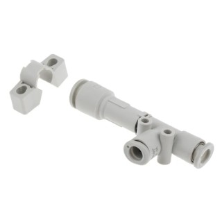 SMC Compact Pneumatic Vacuum Generator 1mm Nozzle Diameter, 52 l/min Flow Rate, Max Vacuum -48 kPa ZH10DLA-06-06-08