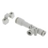 SMC Compact Pneumatic Vacuum Generator 1mm Nozzle Diameter, 52 l/min Flow Rate, Max Vacuum -48 kPa ZH10DLA-06-06-08