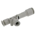 SMC Compact Pneumatic Vacuum Generator 1mm Nozzle Diameter, 52 l/min Flow Rate, Max Vacuum -48 kPa ZH10DLA-06-06-08