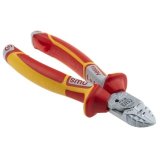 NWS VDE/1000V Approved Side ESD Safe Side Cutter Steel Jaw Bi-Metal Handle 160mm N1351-49-VDE-160-SB