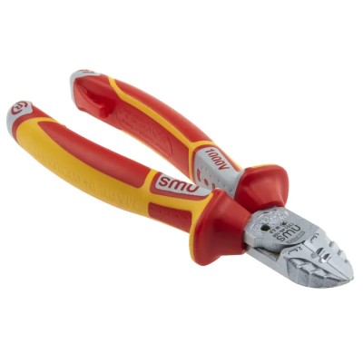 NWS VDE/1000V Approved Side ESD Safe Side Cutter Steel Jaw Bi-Metal Handle 160mm N1351-49-VDE-160-SB
