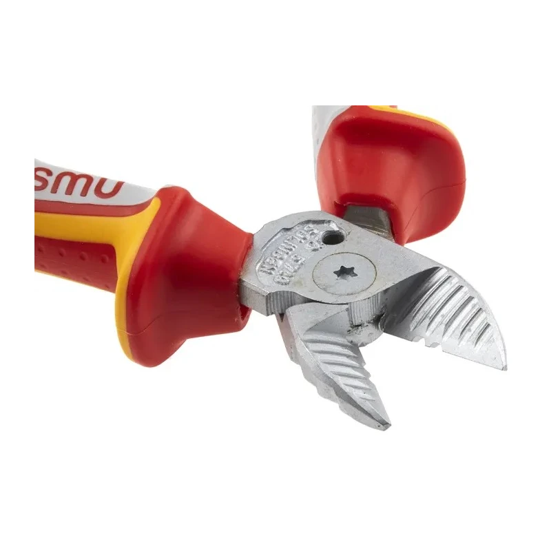 NWS VDE/1000V Approved Side ESD Safe Side Cutter Steel Jaw Bi-Metal Handle 160mm N1351-49-VDE-160-SB