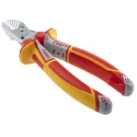 NWS VDE/1000V Approved Side ESD Safe Side Cutter Steel Jaw Bi-Metal Handle 160mm N1351-49-VDE-160-SB