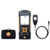 Testo Air Quality Monitor 0lx to 100000 lx Light Meter with Air Velocity and IAQ Measuring, USB Interface, Battery 0563 4402