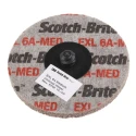 3M Roloc Scotch-Brite Aluminium Oxide Abrasive Wheel 75 mm Diameter Roloc Fastening XL-DR DEBURRING & FINISHING WHEEL 6AM