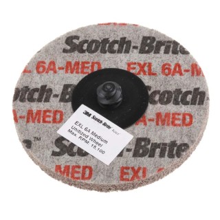 3M Roloc Scotch-Brite Aluminium Oxide Abrasive Wheel 75 mm Diameter Roloc Fastening XL-DR DEBURRING & FINISHING WHEEL 6AM