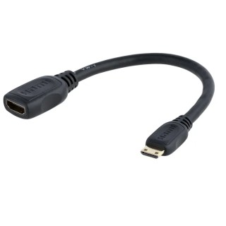 StarTech.com HDACF series 130 mm 4K @ 30Hz HDMI Cable Female HDMI to Male Mini HDMI HDMI 1.4 Black HDACFM5IN