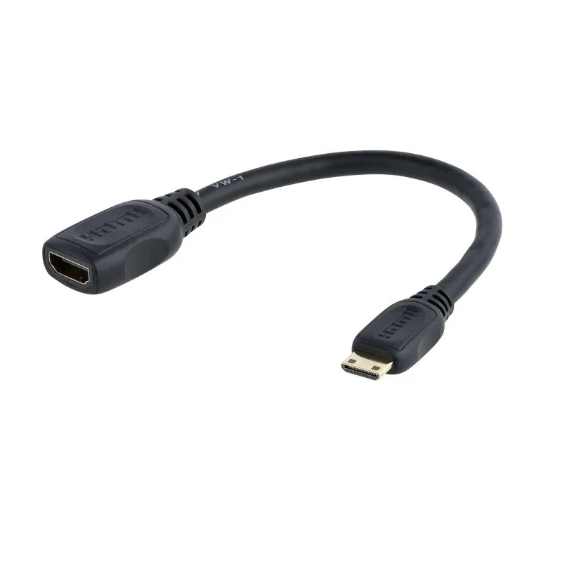 StarTech.com HDACF series 130 mm 4K @ 30Hz HDMI Cable Female HDMI to Male Mini HDMI HDMI 1.4 Black HDACFM5IN