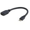 StarTech.com HDACF series 130 mm 4K @ 30Hz HDMI Cable Female HDMI to Male Mini HDMI HDMI 1.4 Black HDACFM5IN