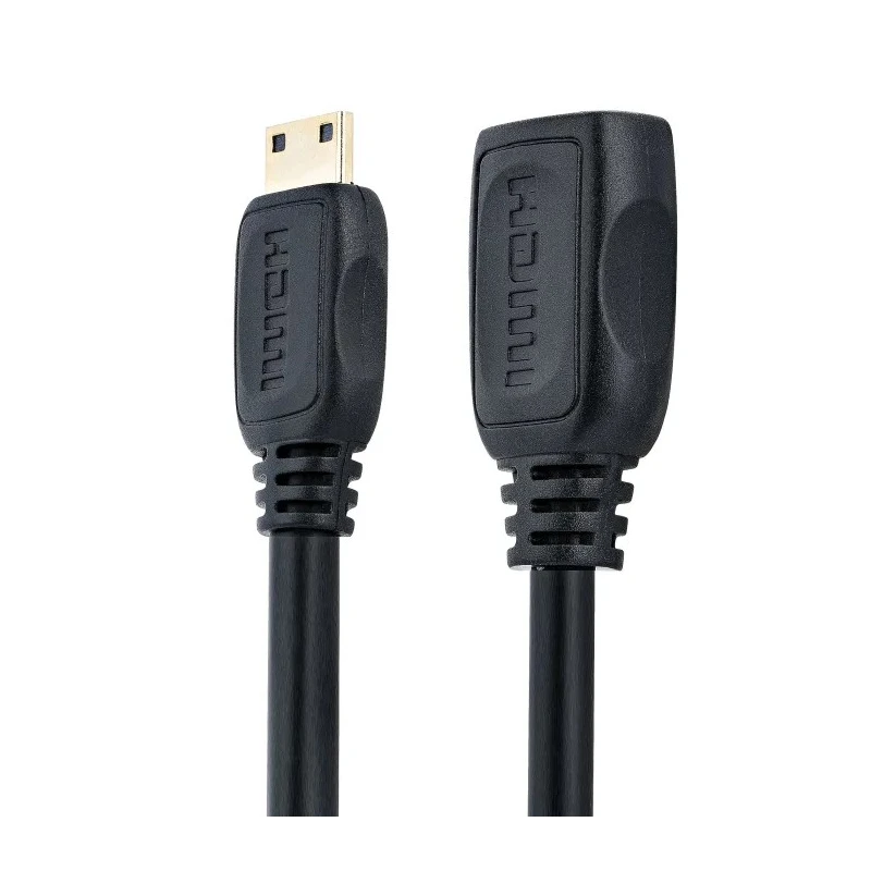 StarTech.com HDACF series 130 mm 4K @ 30Hz HDMI Cable Female HDMI to Male Mini HDMI HDMI 1.4 Black HDACFM5IN