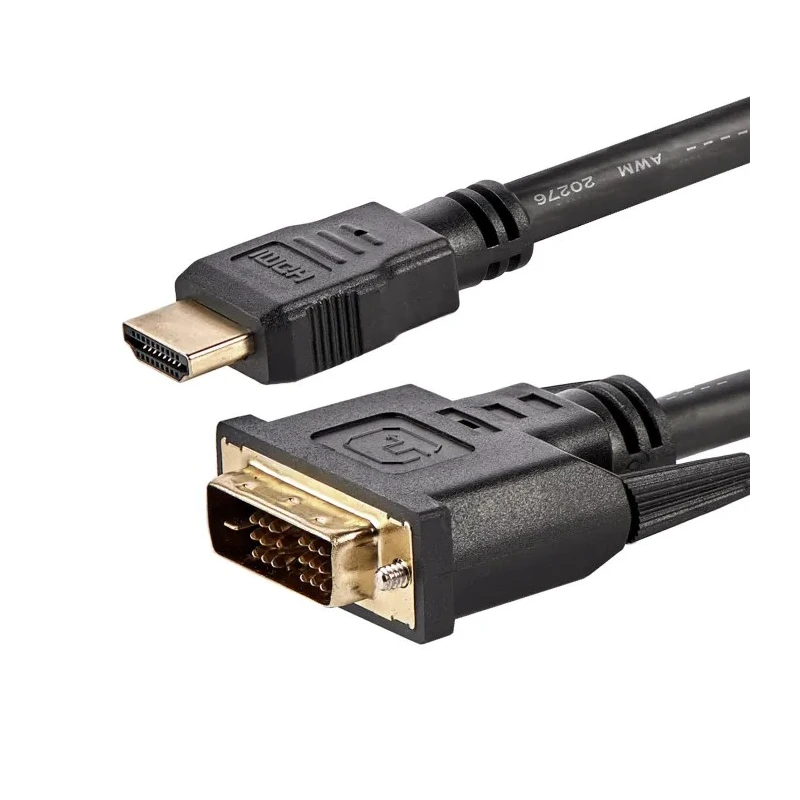 StarTech.com HDMI Cable Male DVI-D Single Link to Male DVI-D 1.8 m 1920 x 1200 HDMI 1.2 Black HDMIDVIMM6