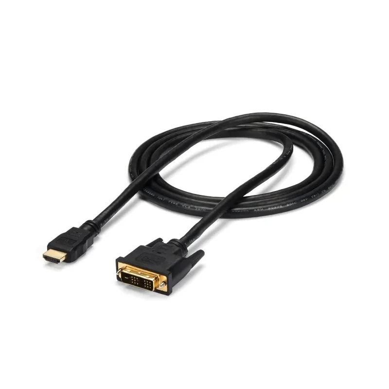 StarTech.com HDMI Cable Male DVI-D Single Link to Male DVI-D 1.8 m 1920 x 1200 HDMI 1.2 Black HDMIDVIMM6
