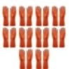 Robustt Heavy Duty Rubber Hand Gloves For Dishwashing, Gardening, Kitchen Cleaning (Pack Of 10)