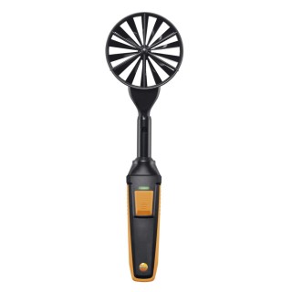 Testo Data Logging Vane Probe Battery-Powered, Bluetooth Communication, 70°C Max Temperature, 100%RH Max Humidity 0635 9431