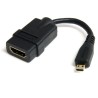 StarTech.com HDADF Series 127 mm 4K @ 30Hz HDMI Cable Male to Female Micro HDMI HDMI 1.4 Black HDADFM5IN