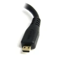 StarTech.com HDADF Series 127 mm 4K @ 30Hz HDMI Cable Male to Female Micro HDMI HDMI 1.4 Black HDADFM5IN