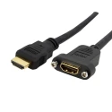 StarTech.com 914.4 mm 4K HDMI Cable Female to Male HDMI 1.4 Black HDMIPNLFM3