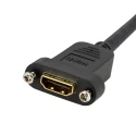 StarTech.com 914.4 mm 4K HDMI Cable Female to Male HDMI 1.4 Black HDMIPNLFM3