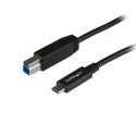 StarTech.com USB 3.1 Male USB 3.2 Type C to Male USB 3.2 Type B (9 pin) Data Cable, 1 m USB31CB1M