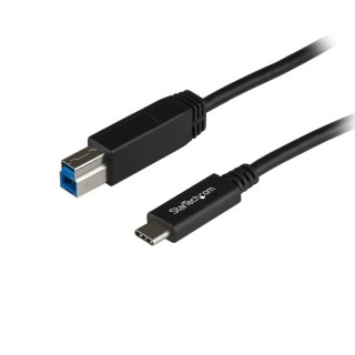 StarTech.com USB 3.1 Male USB 3.2 Type C to Male USB 3.2 Type B (9 pin) Data Cable, 1 m USB31CB1M