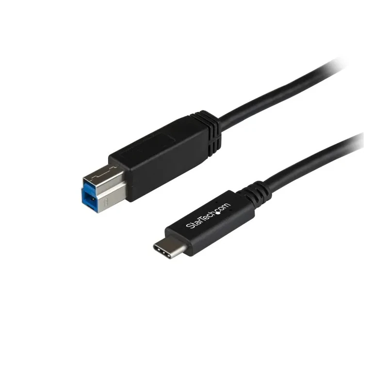 StarTech.com USB 3.1 Male USB 3.2 Type C to Male USB 3.2 Type B (9 pin) Data Cable, 1 m USB31CB1M