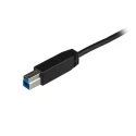 StarTech.com USB 3.1 Male USB 3.2 Type C to Male USB 3.2 Type B (9 pin) Data Cable, 1 m USB31CB1M