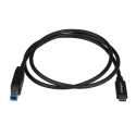 StarTech.com USB 3.1 Male USB 3.2 Type C to Male USB 3.2 Type B (9 pin) Data Cable, 1 m USB31CB1M