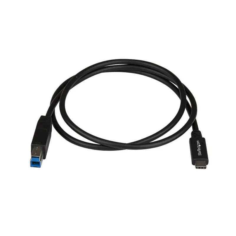 StarTech.com USB 3.1 Male USB 3.2 Type C to Male USB 3.2 Type B (9 pin) Data Cable, 1 m USB31CB1M