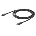 StarTech.com USB 3.2 Male USB Type C to Male USB Type C Black Cable 500mm USB31CC50CM