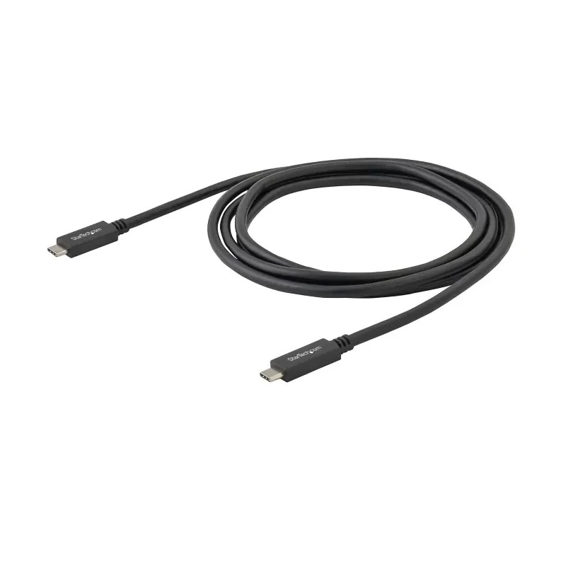 StarTech.com USB 3.2 Male USB Type C to Male USB Type C Black Cable 500mm USB31CC50CM
