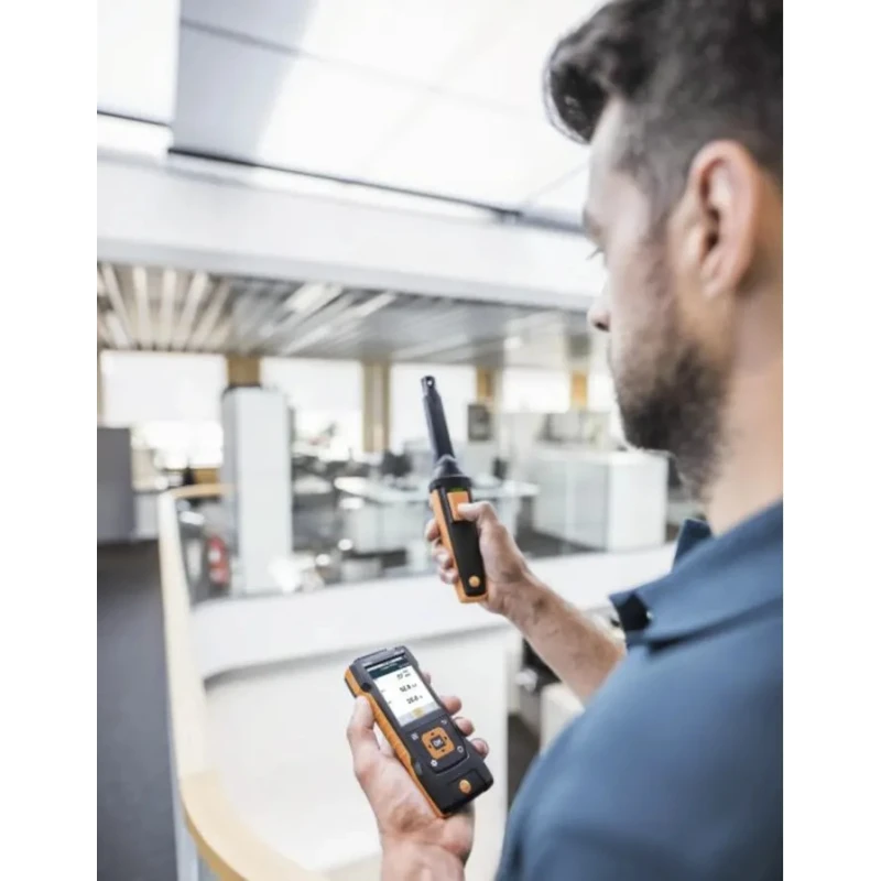 Testo Indoor Comfort ComboKit Air Quality Monitor with Bluetooth Data Logging 1370°C Max Temp, 50°C Operating 0563 4408