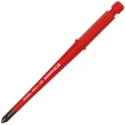 Bahco Screwdriver Blade PZ1 Tip 100 mm Blade Insulated VDE 1000V Approved 100mm Overall 8620SL-2P
