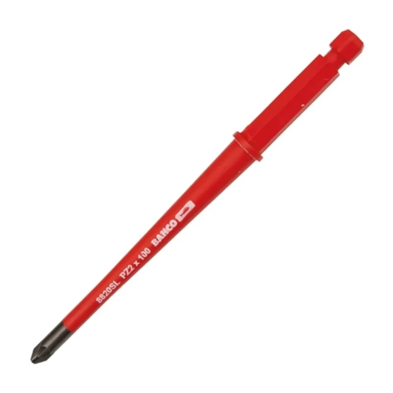 Bahco Screwdriver Blade PZ1 Tip 100 mm Blade VDE 1000V Approved 125mm Overall 8810SL-2P