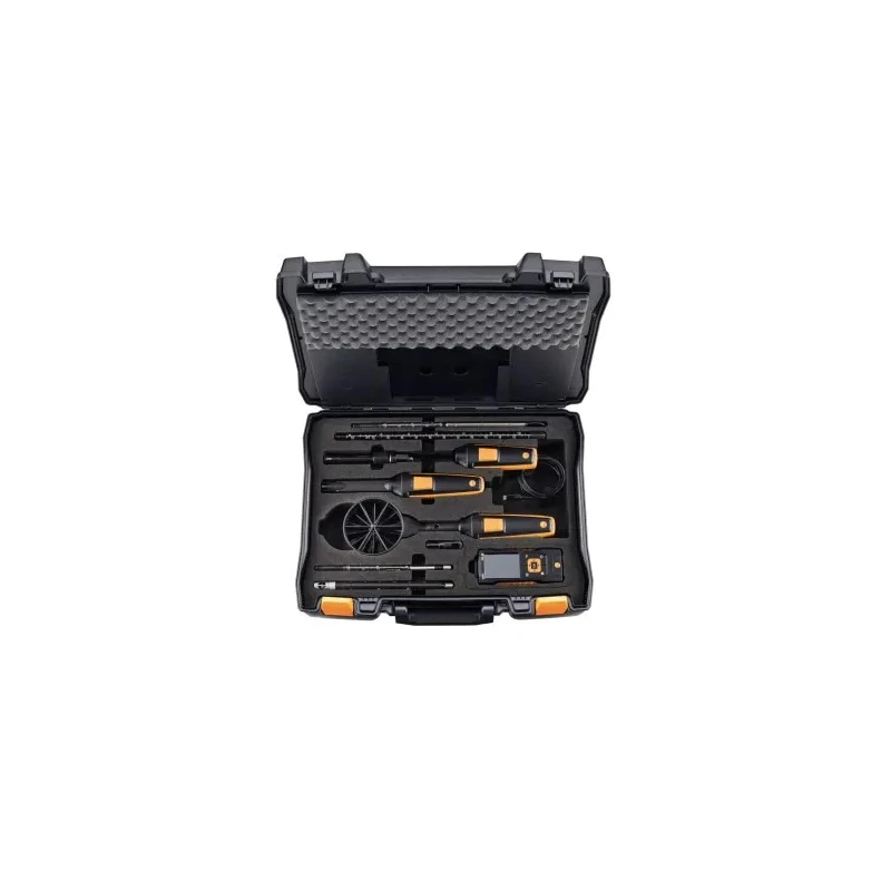 Testo Data Logging Air Quality Meter Case 50 °C Max, 100 %RH Max, Battery-Powered 0516 4900