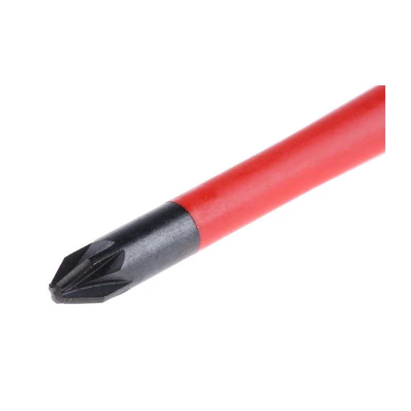 Bahco Insulated Screwdriver Blade, PZ2 Tip, 100 mm Blade Length, VDE 1000V Approved, Plastic Handle 8820SL-2P