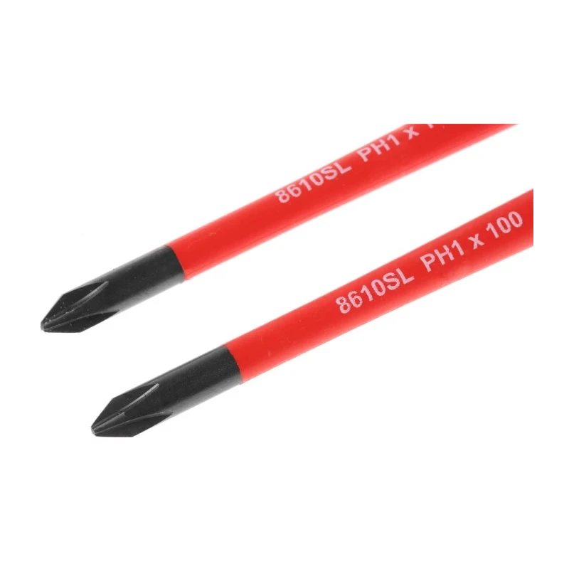 Bahco Interchangeable Screwdriver Blade PH1 Tip 100 mm Blade VDE 1000V Approved 100mm Overall 8610SL-2P