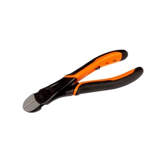 Bahco Side Cutter 200mm Overall Length 3.2mm Max Cutting Capacity High Alloy Steel Jaws Thermoplastic Grip 21HDG-200A