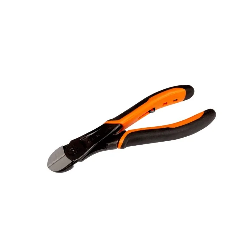 Bahco Side Cutter 200mm Overall Length 3.2mm Max Cutting Capacity High Alloy Steel Jaws Thermoplastic Grip 21HDG-200A
