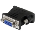 StarTech.com Male Female Adapter Cable DVI to VGA 40mm Polyvinyl Chloride Black DVIVGAMFBK