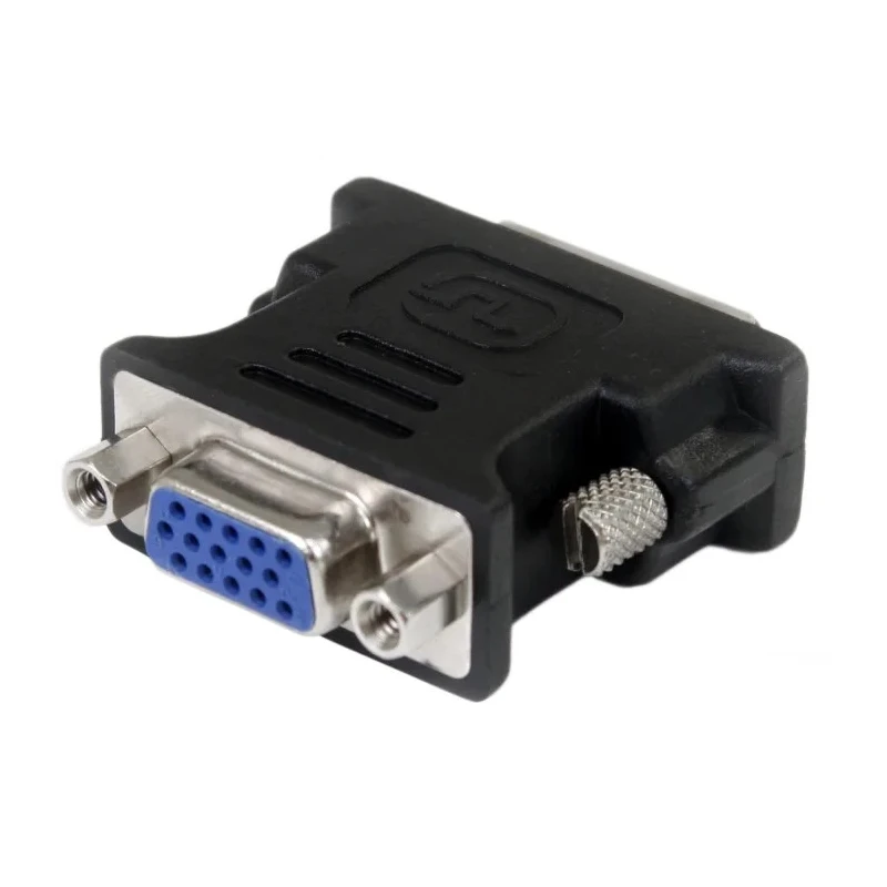 StarTech.com Male Female Adapter Cable DVI to VGA 40mm Polyvinyl Chloride Black DVIVGAMFBK