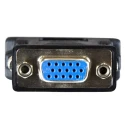 StarTech.com Male Female Adapter Cable DVI to VGA 40mm Polyvinyl Chloride Black DVIVGAMFBK